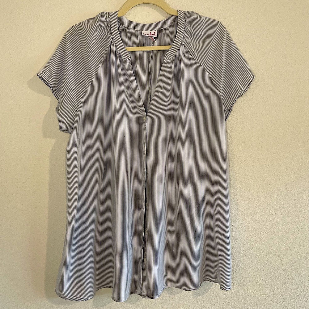 V neck Isabel maternity blouse